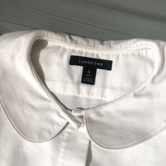 Peter Pan collar white button down - Picture 3 of 6